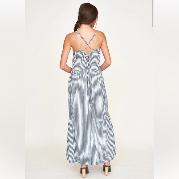 NWT MIRTH Nosara dress in Ocean Stripe size SMALL - Picture 3 of 4